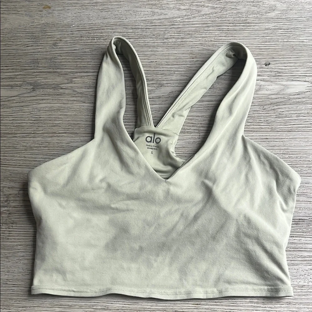 ALO Yoga Light Gray Women's Top